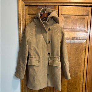 Women’s Tan Pea Coat